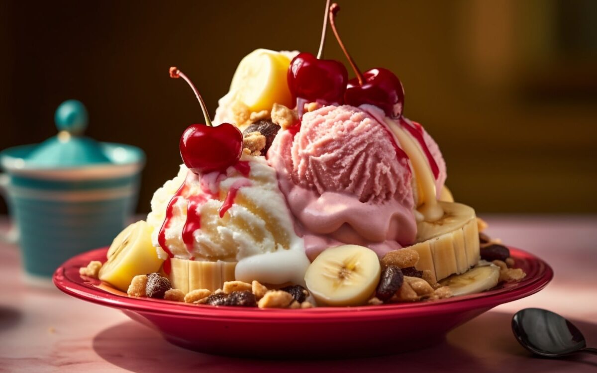 Banana Split Candy Bites