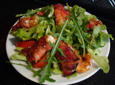 Prosciutto-Wrapped Goat Cheese Bites